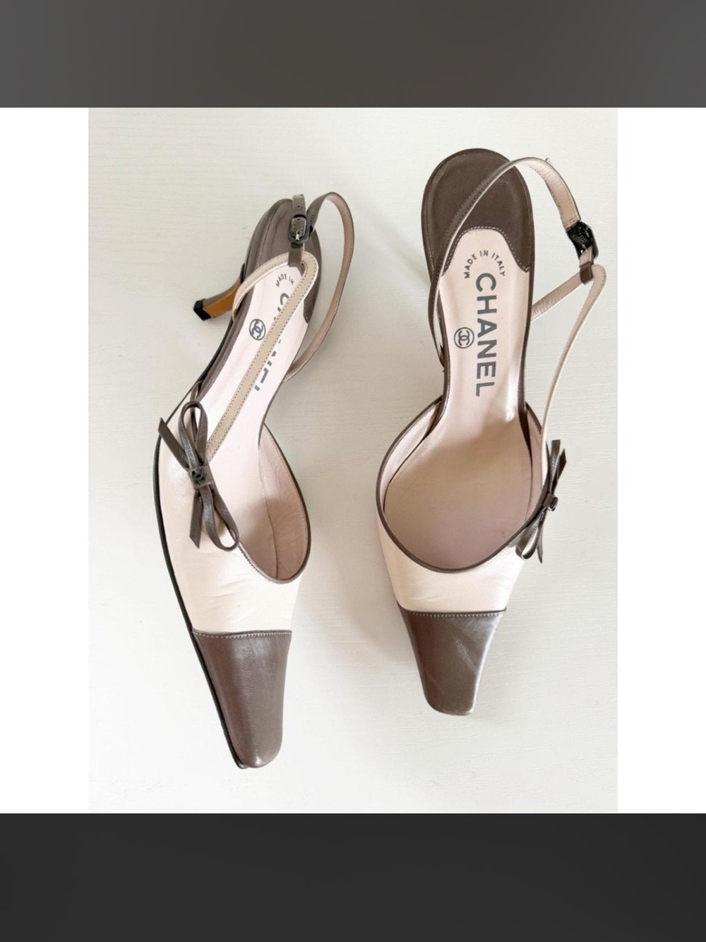Vintage Chanel slingback heels EU 36.5